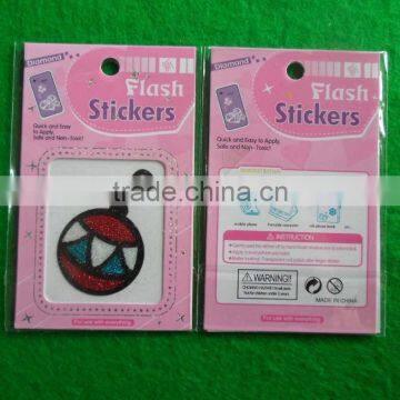 Customized Home Decor Gold Glitter Ball Shape Sticker Window Sticker photo-2