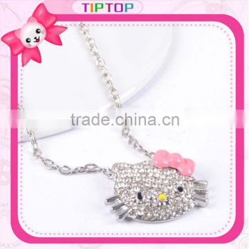 Christmas gifts hello kitty diamond pendant necklace