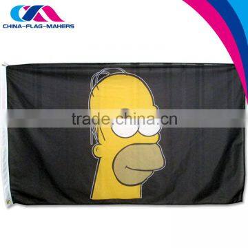 all custom cmyk basketball design product flag for print