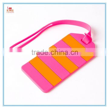 Waterproof air travel ID luggage tag, unbreakable silicone rubber air travel ID baggage tag, pvc air travel ID bag tag