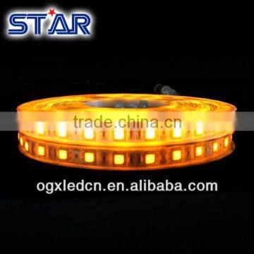 Ruban LED 5050 Yellow 60led/m 12V IP65 5meters 72W