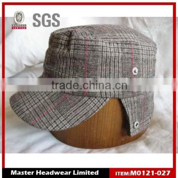 Winter Army Cap with Earflaps / Winter Military Cap