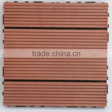 Durable, eco and easy to install- plastic wood composite wpc outdoor cheap tiles!