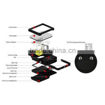 M051701 Motion Sensor Ip65 Led Flood Light 10-50w Led Flood Light/led Work Light With Motion Sensor photo-6