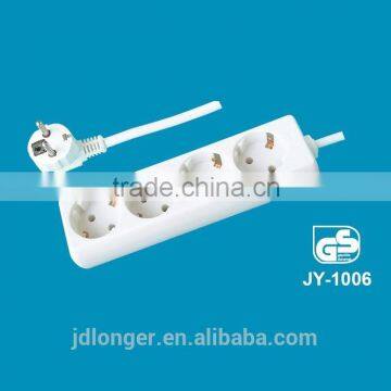 Electric socket with plug 4way hot