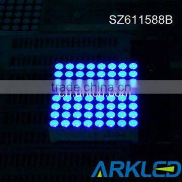 1.5inch Elevator 8*8 Blue Color Common Andoe Dot Matrix Led Display,RGB,scroling photo-2