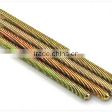 Hot sale thread screw bar/bolt/rod, double teeth, furniture connecting screw M6 M8