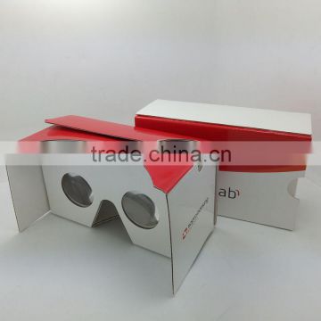 High quality google cardboard 3d glasses for blue film video open sex