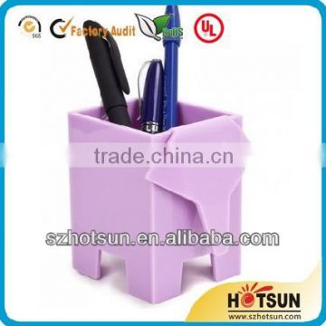 cute baby elephant Acrylic pen container