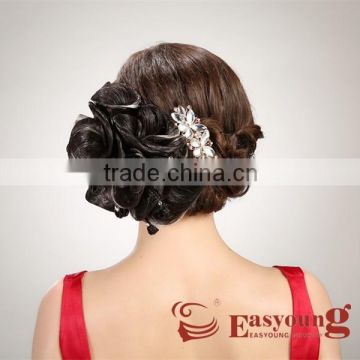 Braids hair flowers for wedding party, fake hair accessories for brides picese