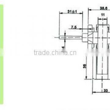 freezer condenser fan motor or shaded pole motor