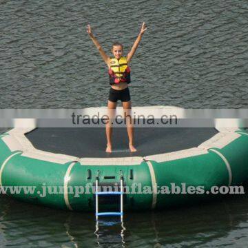 cheap inflatable water jumping trampoline/Children water bouncer/Adults Jumping aqua trampoline for sale