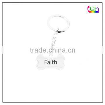 Fith Bone Charm Keychain