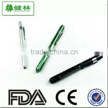 LED Pocket Pen Light Caplamp Torch EDC Medical Flashlight