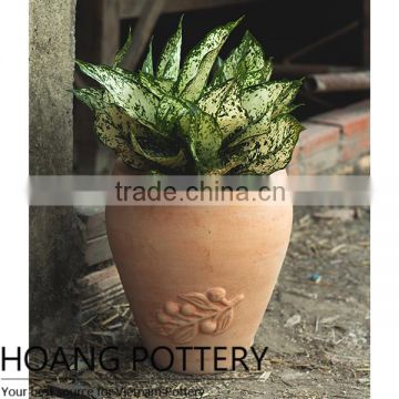 Cheap Red Clay Terracotta Pot Outdoor Decoration