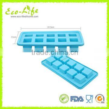 Perfect 10pcs Square Silicon Ice Cube Trays, Baby Food and Milk Trays, Whisky Ice Maker photo-4