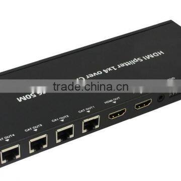 HDMI Splitter 1x4 Over CAT5E/CAT6 50m WITH POC photo-4