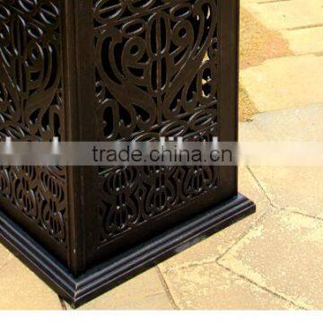 2016 New Design Cast Aluminum Garbage Can Trash Hideaway Antique Bronze Finish BRB-2030 photo-2