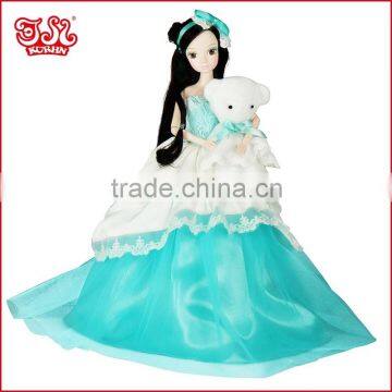 Kurhn Chinese Fashion Bride Doll Toy Wedding Gift photo-2