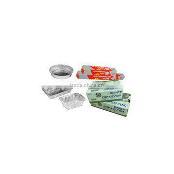 yiwu factory aluminum foil container,roll and pop up foil sheet