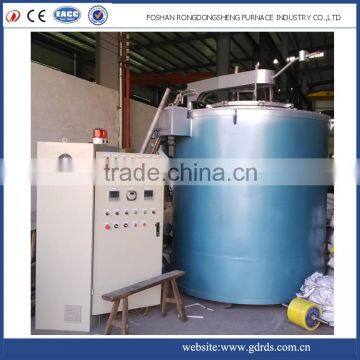 large 950degrees c pit type vacuum nitrogen resistance heating furnace price for steel parts