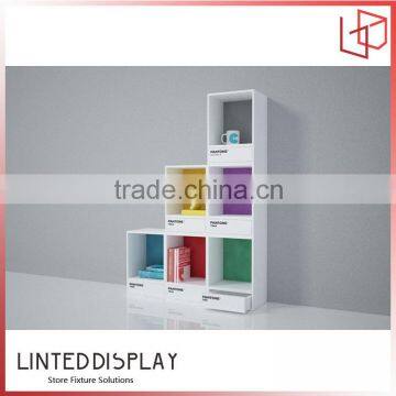 Multitier Grid Cabinet Floor Display Stand For Hanging Office File