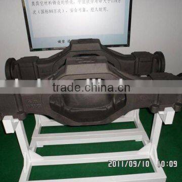 Rear engineering vehicle axle housing