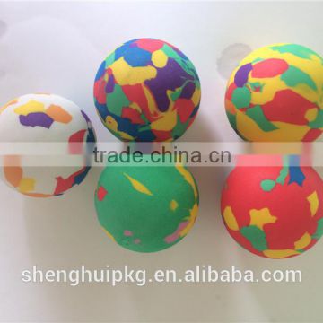 Mixed color eva foam toy ball gun eva foam ball eva foam bouncy ball