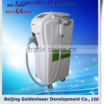 2013 New design E-light+IPL+RF machine tattooing Beauty machine presstherapy beauty machine