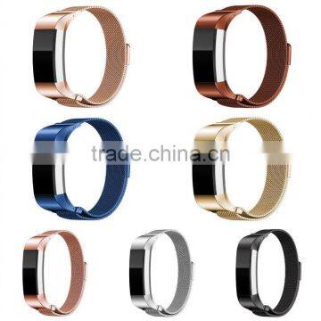 high quality Milanese Magnetic Loop Stainless Steel Band For Fitbit Alta Smart Watch