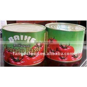 2200g tinplate tin tomato paste 28-30%