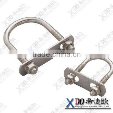 725LN / EN1.4466 u shape bolt square made in china 724L / EN 1.4435