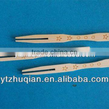 Natural Bamboo Fruit Fork For House Using