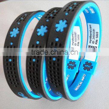 Newest Scannable Fashion qr Code Silicone Bracelet photo-3