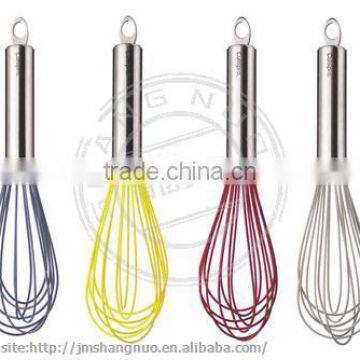 rotary silicone egg beater,kitchen whisk tools egg beater