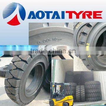 chinese advance high quality resilient polyurethane bobcat linde 9.00-16 solid tyre