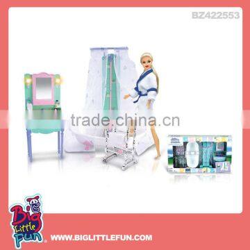 Kindergarten furniture toys girl bathroom toy set