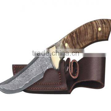 Camping Knife Application and Damascus Knives Hunting Knife