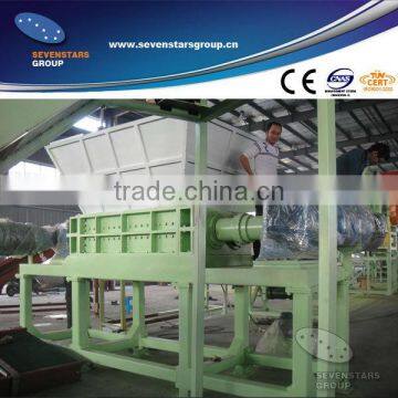 Waste tire recycling line Tire recycling shredder