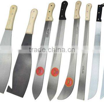 the Good Quality Carbon Garden Steel Machete With Wooden Handle photo-3