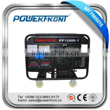 PF12000 single phase or 3 phase optional V-twin electric start 10kw gasoline generator