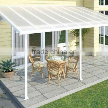 Sturdy Aluminium Frame Hollow Polycarbonate Balcony Patio Cover photo-2