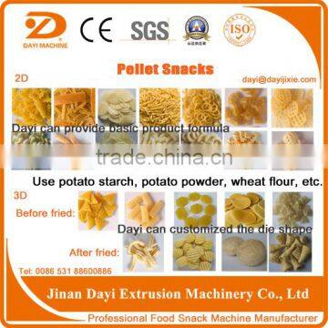 China Best Sale 3D Extrusion Food Bugles Process Line From Jinan Dayi photo-3