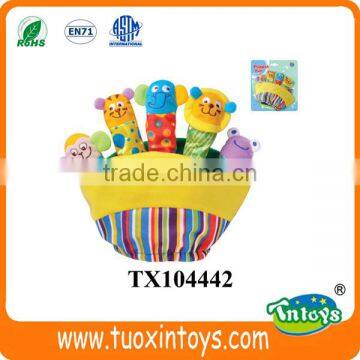 Soft Cute Plush Glove Puppet Safe Baby Animal Toy Sets