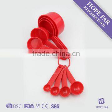 0600048 High Quality 9 Pcs Plastic Measuring Cup and Spoon Set,plastic Measuring Utensils Set photo-1