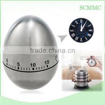 High Quality Stainless Steel Egg Shape Kitchen Timer photo-3