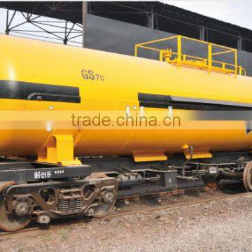 Railway sulfuric acid tank wagon