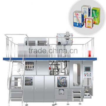 7000 CPH Beverage Aseptic Carton Filling Machine Milk Carton Packing Machine