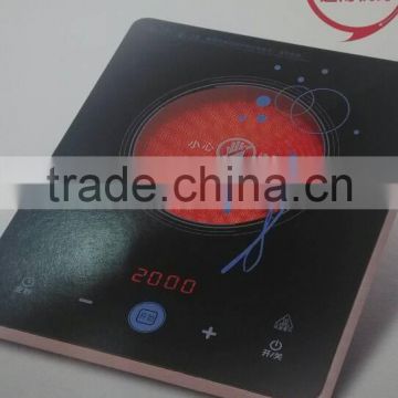 2000W electric infrared cooker with timer and lock function