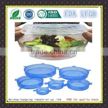 Food Grade Heat Resistant Flexible Silicone Lid,stretch Cover,food Cover photo-2